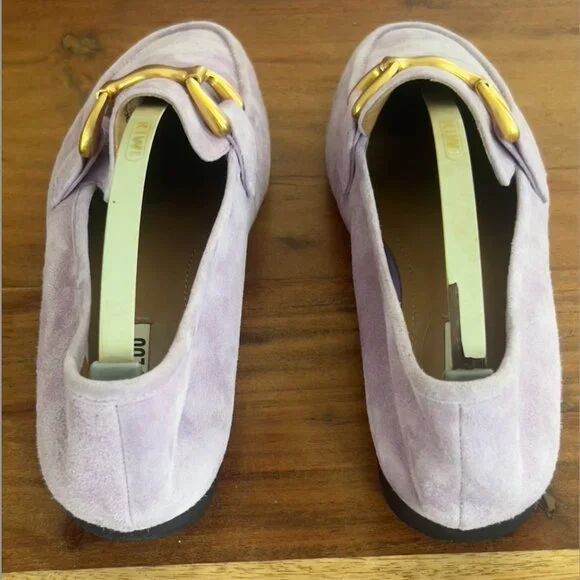 ANTHROPOLOGIE BIBI LOU LEATHER SUEDE LOAFER SIZE 39 - Picture 2 of 6